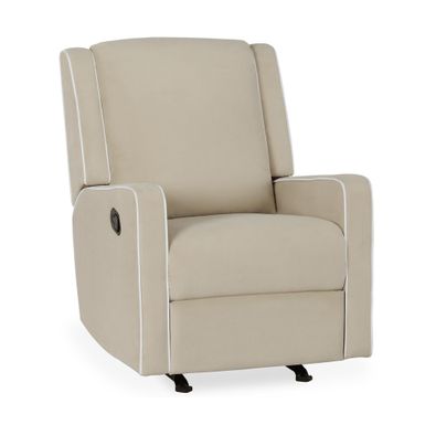 image of Avenue Greene Haisley Rocker Recliner Chair - Beige with sku:gcpun7rdkwqgr80ns-k1-wstd8mu7mbs-overstock
