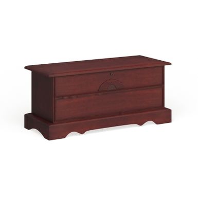 image of Coaster Furniture Finlay Deep Tobacco Flip Open Storage Cedar Chest - Warm Brown with sku:yt7sdcfib5ow79dk0llemqstd8mu7mbs-overstock