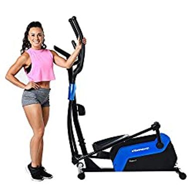 image of Exerputic 6000 QF Magnetic Elliptical with Bluetooth MyCloudFitness App with sku:b0844wgrll-par-amz