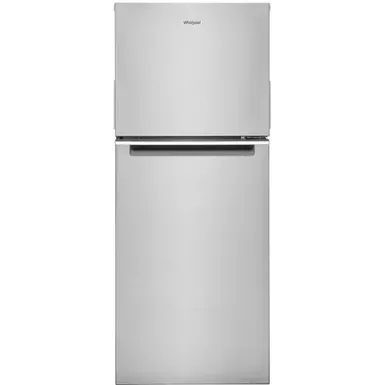image of Whirlpool - 11.6 Cu. Ft. Top-Freezer Counter-Depth Refrigerator - Stainless Steel with sku:bb21448756-bestbuy