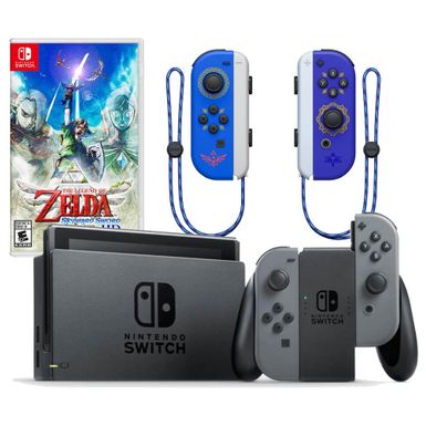 image of Nintendo Switch Console - Sky Sword Special Edition Bundle with sku:nswzelsksbun-electronicexpress