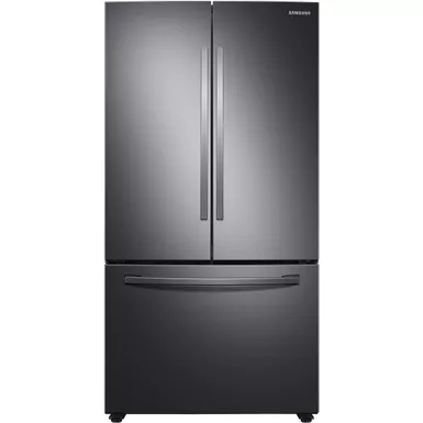 image of Samsung 28-Cu. Ft. 3-Door French Door Refrigerator, Brushed Black with sku:rf28t5001sg-almo