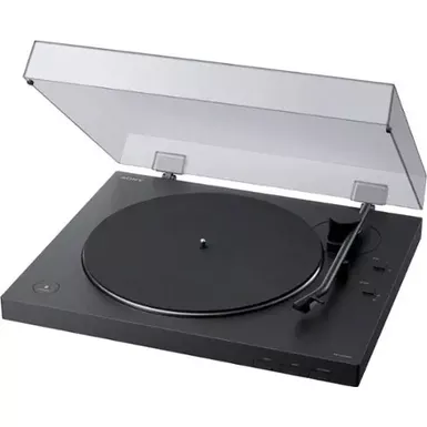 image of Sony - Bluetooth Stereo Turntable - Black with sku:bb21262410-bestbuy