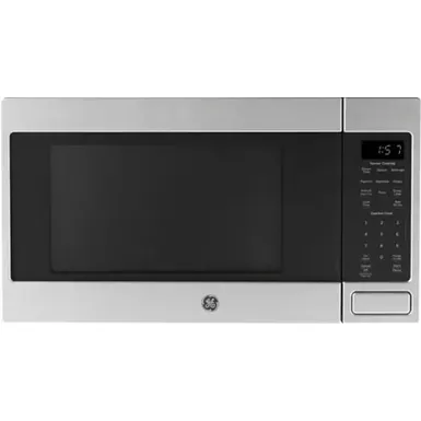 image of GE - 1.6 Cu. Ft. Microwave with Sensor Cooking - Stainless Steel with sku:bb21004026-bestbuy