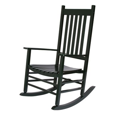 image of Porch & Den Steeplechase Genuine Hardwood Rocking Chair - Dark Green with sku:gwxefk2knwskggjjlrr5-gstd8mu7mbs-overstock