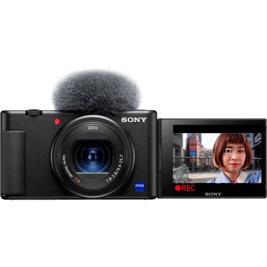 image of Sony - ZV-1 20.1-Megapixel Digital Camera for Content Creators and Vloggers - Black with sku:isozv1-adorama
