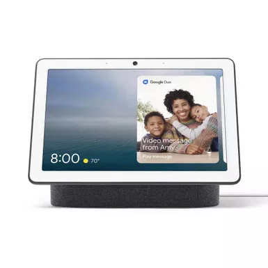 Nest Hub Max Smart Display with Google Assistant - Charcoal