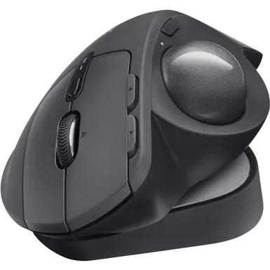 image of Logitech - MX ERGO Plus Wireless Trackball Mouse with Ergonomic design - Graphite with sku:bb20828538-bestbuy