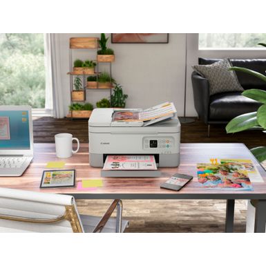 Alt View Zoom 25. Canon - PIXMA TR7020a Wireless All-In-One Inkjet Printer - White