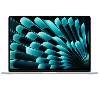 image of Apple MacBook Air 15.3" with M3 Chip (Early 2024) - 8-Core / 10-Core - 8GB - Silver - 256GB SSD with sku:bb22228880-bestbuy