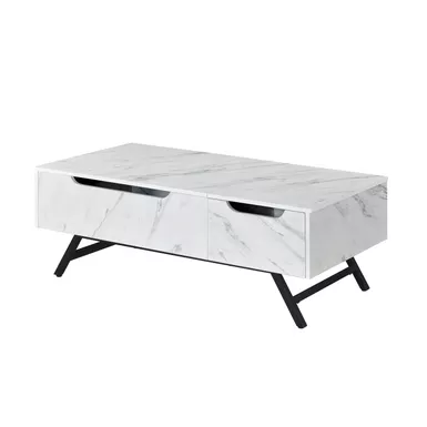 ACME Throm Coffee Table w/Lift Top, White Finish