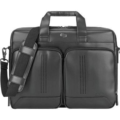 image of solo New York - Moore Briefcase for 15.6"Laptop - Black with sku:bb21294039-6361800-bestbuy-solo