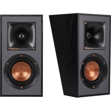 image of Klipsch - Reference Series 4" 100-Watt Passive 2-Way Height Channel Speakers (Pair) - Black with sku:bb21015096-6241805-bestbuy-klipsch
