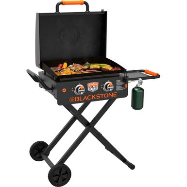 image of Blackstone - On the Go 22-in. Outdoor Griddle - Black with sku:bb22106361-6528674-bestbuy-blackstone
