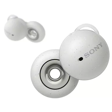 Sony - LinkBuds True Wireless Open-Ear Earbuds - White