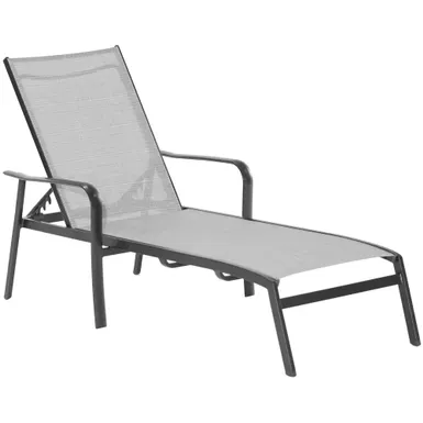 image of Foxhill 1pc Chaise Lounge Chair with sku:foxchs-gry-almo