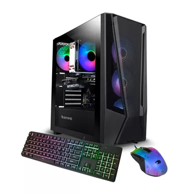 iBUYPOWER - TraceMesh Gaming Desktop - Intel Core i7-13700F - NVIDIA GeForce RTX 4060 8GB - 16GB DDR5 RAM - 1TB NVMe SSD - Black