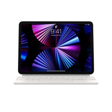 image of Apple - Magic Keyboard for 12.9" iPad Pro (3rd 4th or 5th Gen) - White with sku:bb21207517-6340386-bestbuy-apple