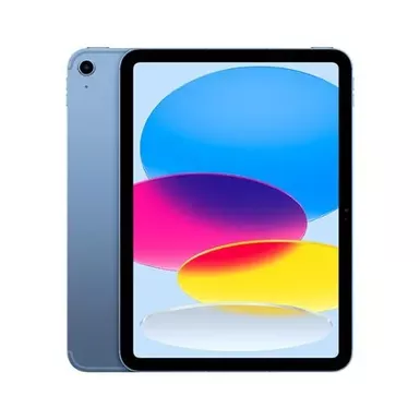 image of Apple - 10.9-Inch iPad (Latest Model) with Wi-Fi + Cellular - 64GB - Blue (Unlocked) with sku:bb21207749-bestbuy