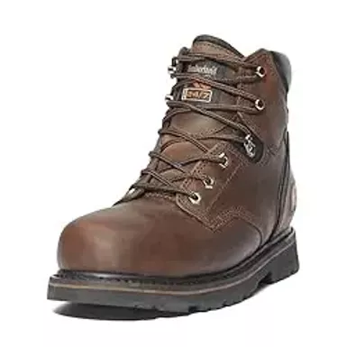 image of Timberland PRO men's Pit Boss 6 Inch Steel Safety Toe Industrial Work Boot with sku:b0cvnm8b28-amazon