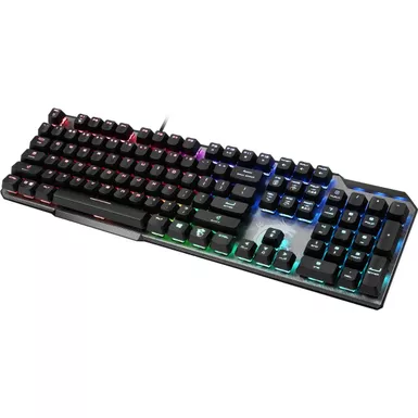 image of MSI VIGOR GK50 Elite Kailh Blue Switch RGB Mechanical Gaming Keyboard with sku:msivigk50ell-adorama