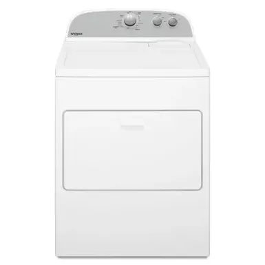 image of Whirlpool - 7 Cu. Ft. Electric Dryer with AutoDry Drying System - White with sku:bb20968442-bestbuy