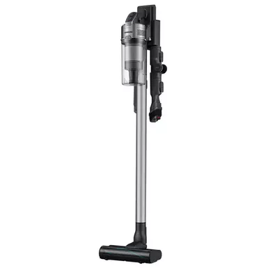 image of Samsung - Jet 75+ Cordless Stick Vacuum with Additional Battery - Titan ChroMetal with sku:bb22094964-bestbuy