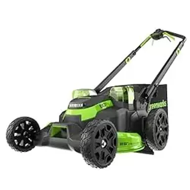 Greenworks 80V 25" Brushless Cordless (Self-Propelled) Dual Blade Lawn Mower (LED Headlight + Aluminum Handles), Battery And Charger Not Included