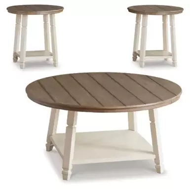 image of Two-tone Bolanbrook Occasional Table Set (3/CN) with sku:t377-13-ashley