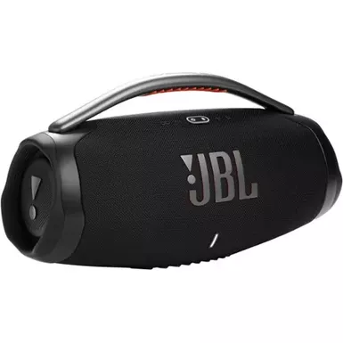 image of JBL Lifestyle Black Boombox 3 Bluetooth Speaker with sku:bb22044072-bestbuy