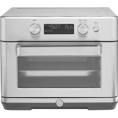 GE - Convection Toaster Oven with Air Fry - Stainless Steel