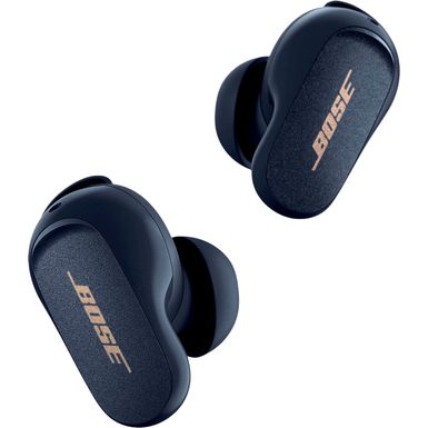 image of Bose - QuietComfort Earbuds II True Wireless Noise Cancelling In-Ear Headphones - Midnight Blue with sku:bb22094910-6535031-bestbuy-bose