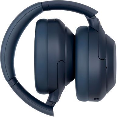Alt View Zoom 12. Sony - WH-1000XM4 Wireless Noise-Cancelling Over-the-Ear Headphones - Midnight Blue