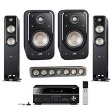 Polk Signature Series 3 Channel System with S55 Pair & S35 