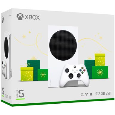 image of Microsoft - Xbox Series S 512 GB All-Digital (Disc-Free Gaming) - Holiday Console - White with sku:bb22007998-6510817-bestbuy-microsoft