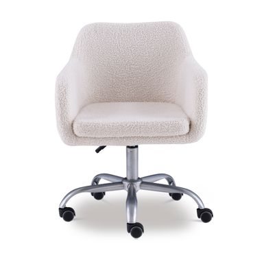 image of Roseberry Office Chair Sherpa with sku:lfxs1429-linon