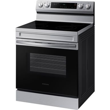 Alt View Zoom 16. Samsung - 6.3 cu. ft. Freestanding Electric Range with WiFi and Steam Clean - Stainless steel