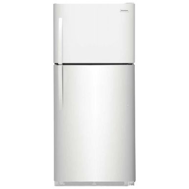 image of Frigidaire 20.5 Cu. Ft. White Top Freezer Refrigerator with sku:frtd2021wh-frtd2021aw-abt