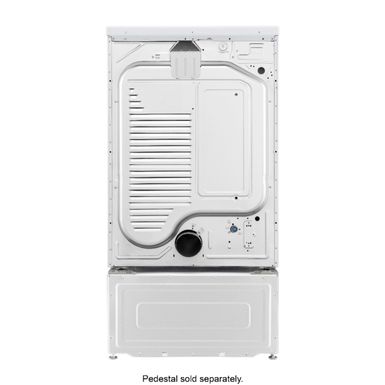 Alt View Zoom 19. LG - 7.4 Cu. Ft. Stackable Smart Gas Dryer with Steam and Built In Intelligence - White