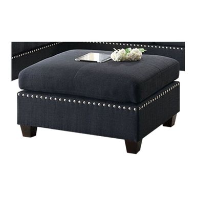Sectional Chaise Set with Ottoman - Espresso