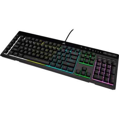 Alt View Zoom 16. CORSAIR - K55 RGB Pro Full-size Wired Dome Membrane Gaming Keyboard with Elgato Stream Deck Software Integration - Black