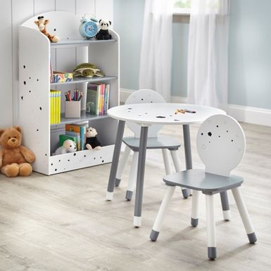 image of Simple Living Talori Kids Table Set with Bookshelf - Black with sku:iz2z_s2bnfspajsqh9k0oqstd8mu7mbs-overstock