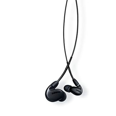 image of Shure SE846 Wired Sound Isolating Earbuds, High Definition Sound + Natural Bass, Four Drivers, Secure In-Ear Fit, Detachable Cable, Durable Quality, Compatible with Apple & Android Devices - Black with sku:b099kv1142-shu-amz