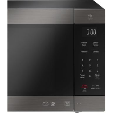 Alt View Zoom 1. LG - NeoChef 2.0 Cu. Ft. Countertop Microwave with Sensor Cooking and EasyClean - Black stainless steel