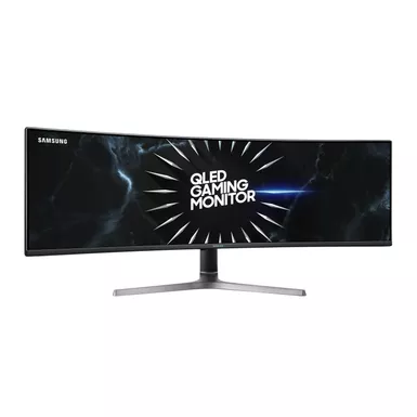 image of Samsung - 49" CRG9 Dual QHD Curved QLED Gaming Monitor with sku:bb21211434-6360752-bestbuy-samsung
