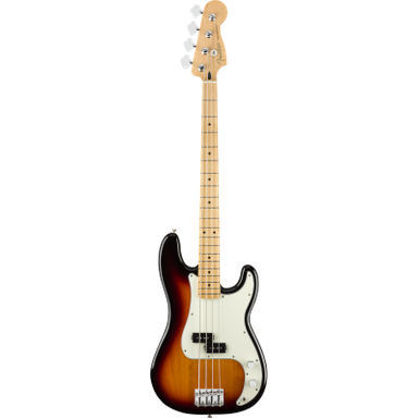 image of Fender Player Precision Electric Bass Guitar, Maple Fingerboard, 3-Color Sunburst with sku:fe0149802500-adorama