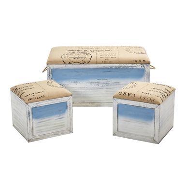 image of Ocean Breeze Storage Boxes, Bench and Seating Set (Set of 3) - Beige with sku:zdufr-2bsxtq49srhecyvgstd8mu7mbs-overstock