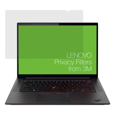 image of Lenovo 16.0 inch 1610 Privacy Filter for X1 Extreme P1 with COMPLY Attachment from 3M with sku:4xj1d34303-lenovo