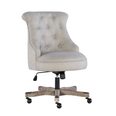 image of Sabella Office Chair Light Gray with sku:lfxs1395-linon