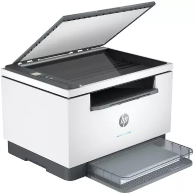 image of HP - LaserJet M234dw Wireless Black-and-White Laser Printer - White & Slate with sku:bb21711927-bestbuy